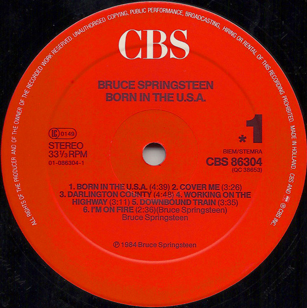 Bruce Springsteen – Born In The U.S.A. - Afbeelding 3