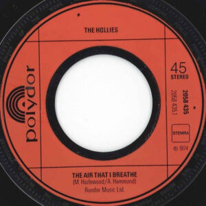 The Hollies ‎– The Air That I Breathe
