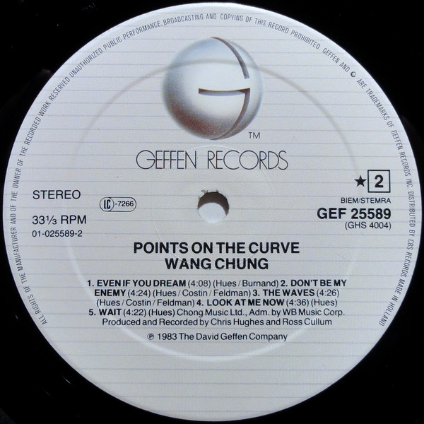 Wang Chung – Points On The Curve - Image 4