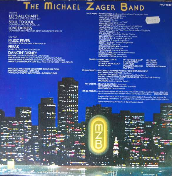 The Michael Zager Band – Let's All Chant - Afbeelding 2