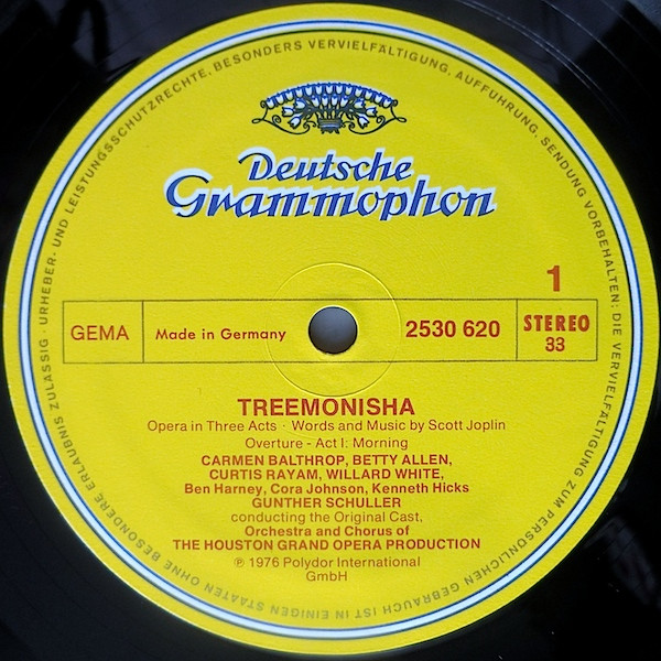 Scott Joplin – Treemonisha (Original Cast Recording) - Afbeelding 3