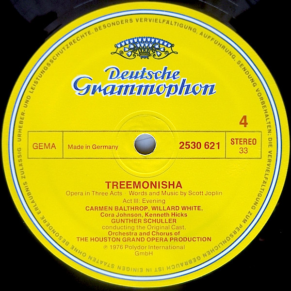 Scott Joplin – Treemonisha (Original Cast Recording) - Afbeelding 6