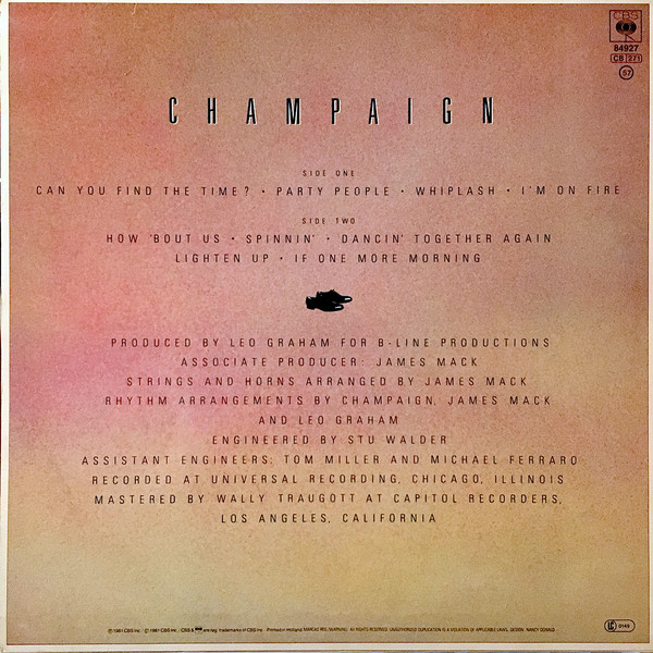 Champaign – How 'Bout Us - Image 2