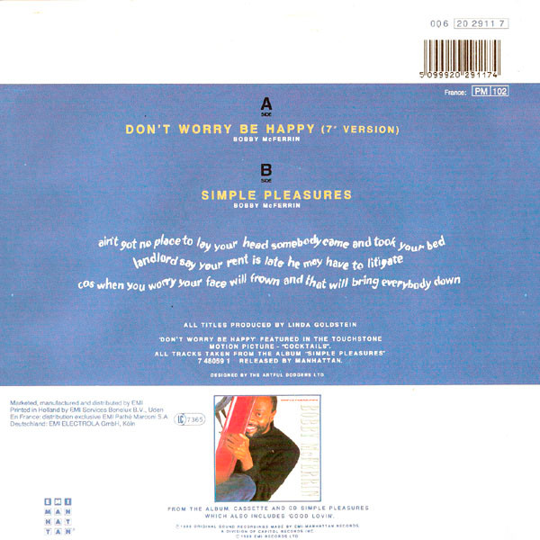 Bobby McFerrin – Don't Worry - Be Happy! - Afbeelding 2