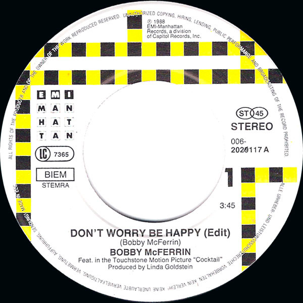 Bobby McFerrin – Don't Worry - Be Happy! - Afbeelding 3