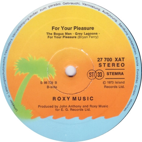 Roxy Music – For Your Pleasure - Afbeelding 5