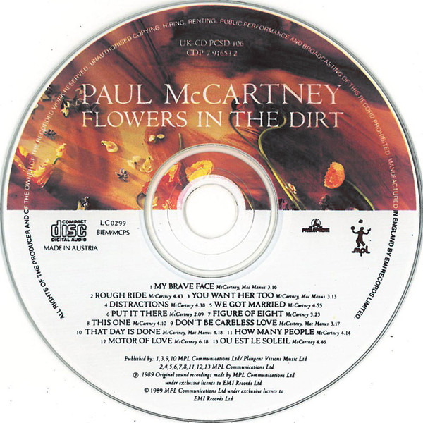 Paul McCartney – Flowers In The Dirt - Afbeelding 3