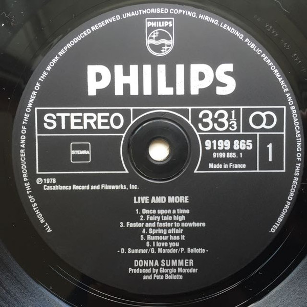 Donna Summer – Live And More - Afbeelding 4