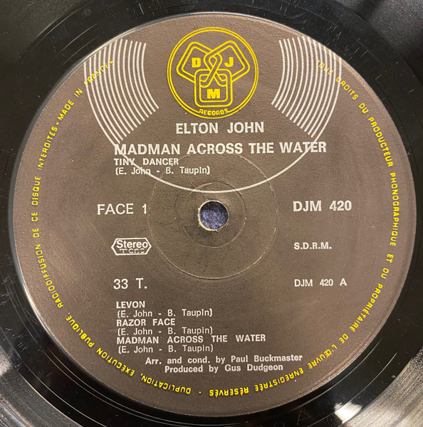Elton John – Madman Across The Water - Afbeelding 4