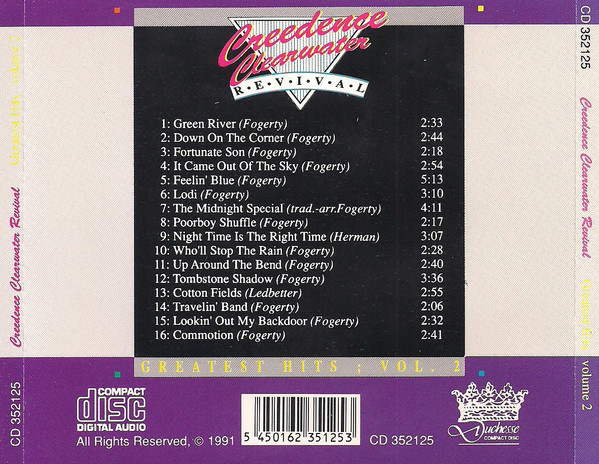 Creedence Clearwater Revival – Greatest Hits Vol. 2 - Afbeelding 2