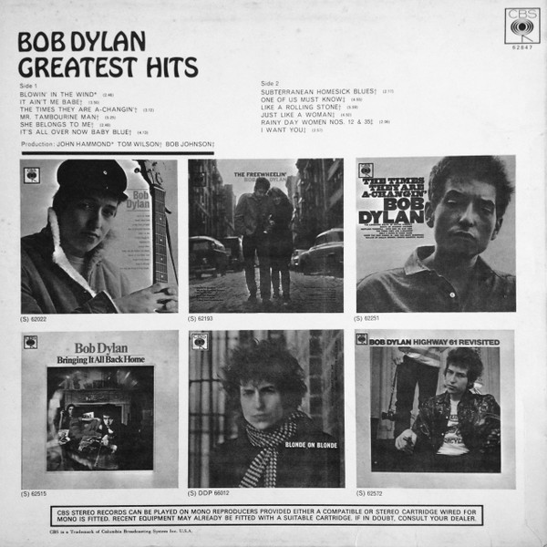 Bob Dylan – Greatest Hits - Afbeelding 2