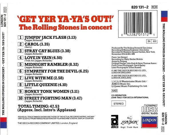 The Rolling Stones – Get Yer Ya Ya's Out - Afbeelding 2