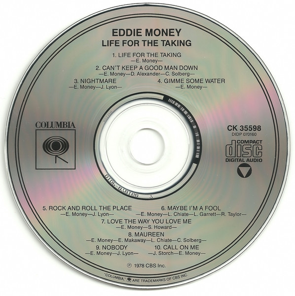 Eddie Money – Life For The Taking - Afbeelding 2