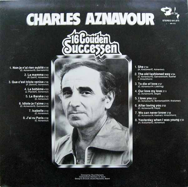 Charles Aznavour – 16 Gouden Successen - Afbeelding 2