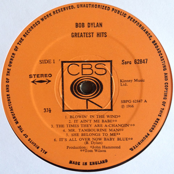 Bob Dylan – Greatest Hits - Afbeelding 3