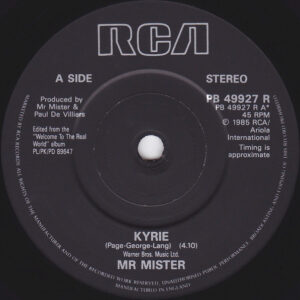 Mr. Mister – Kyrie