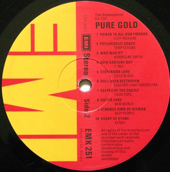 Various – Pure Gold On EMI - Image 4