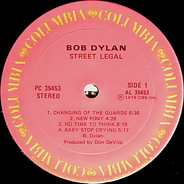 Bob Dylan – Street Legal - Afbeelding 3