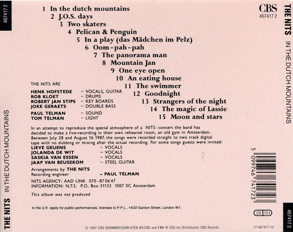 The Nits – In The Dutch Mountains - Afbeelding 2