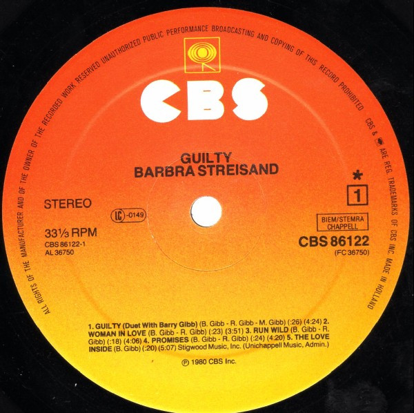 Barbra Streisand – Guilty - Image 4