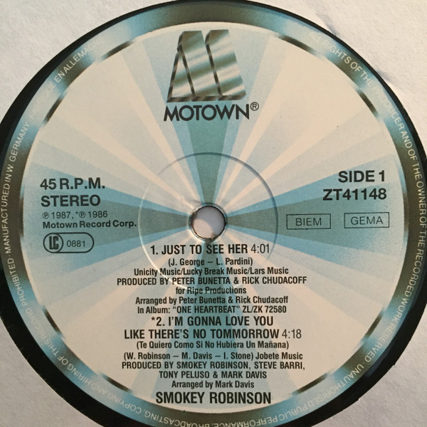 Smokey Robinson – Just To See Her - Image 3