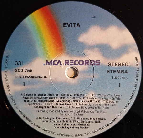 Andrew Lloyd Webber, Tim Rice – Evita - Afbeelding 4