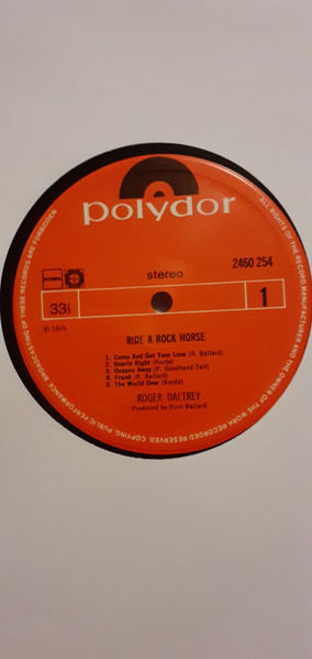Roger Daltrey – Ride A Rock Horse - Image 3