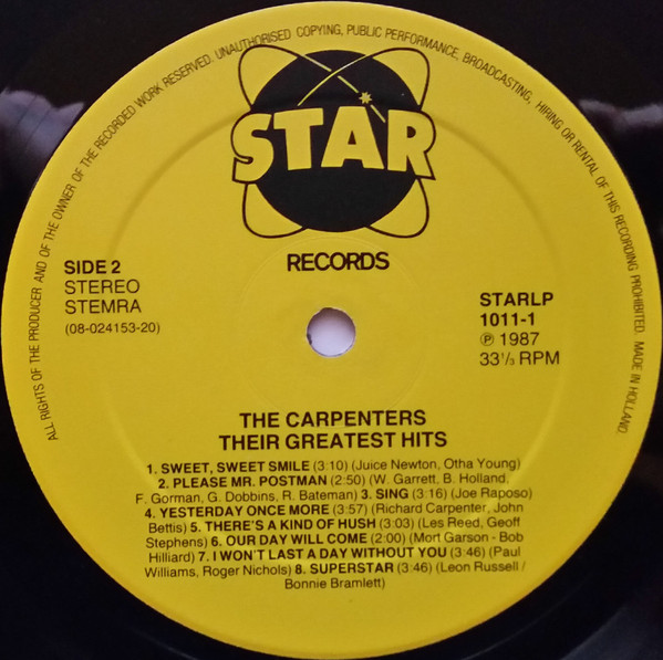 Carpenters – The Collection - Their Greatest Hits - Afbeelding 4