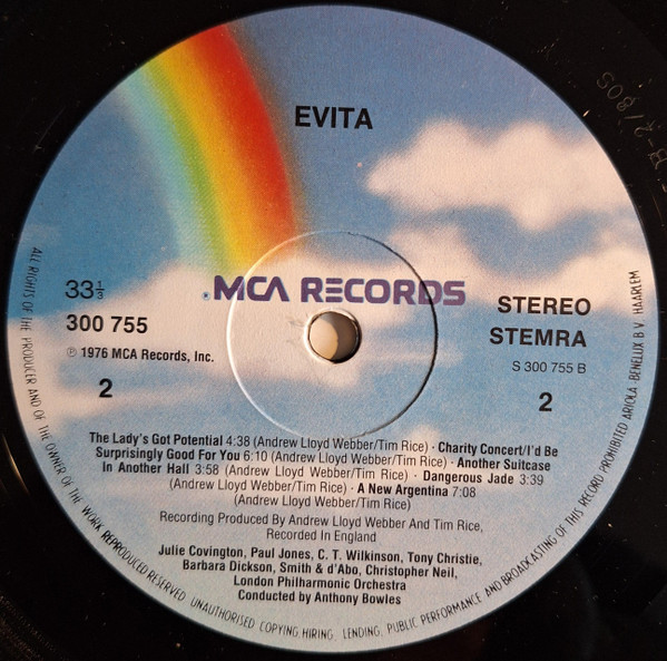 Andrew Lloyd Webber, Tim Rice – Evita - Afbeelding 5