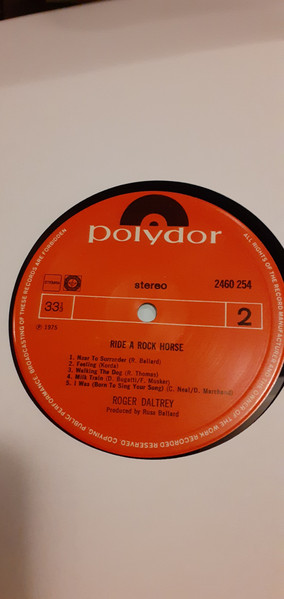 Roger Daltrey – Ride A Rock Horse - Image 4