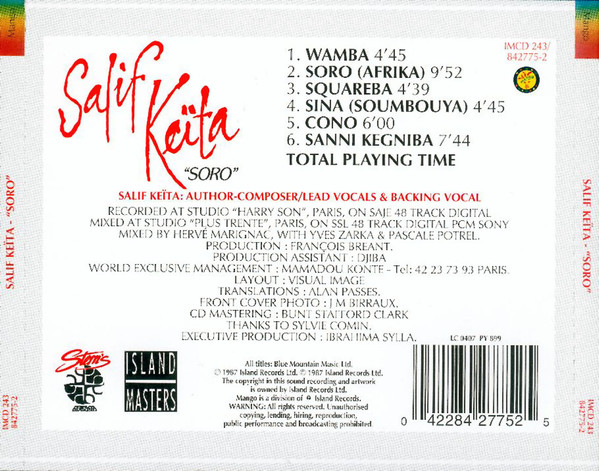 Salif Keita – Soro - Afbeelding 2
