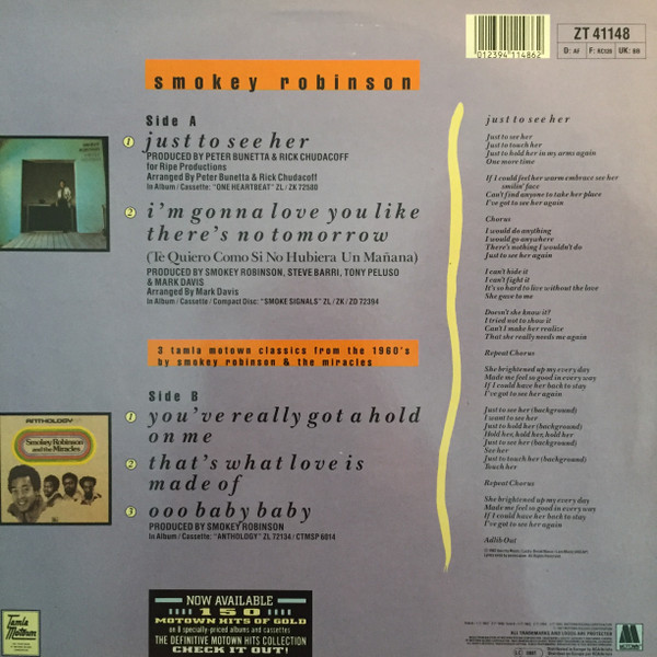 Smokey Robinson – Just To See Her - Image 2