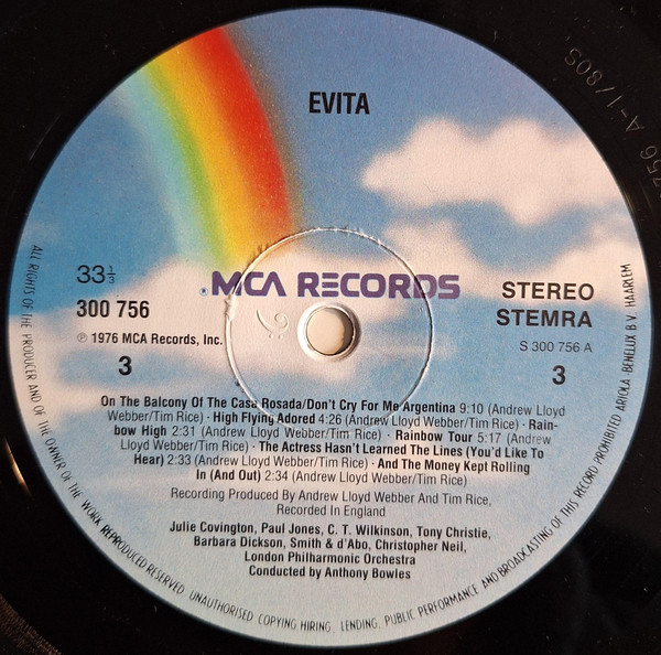 Andrew Lloyd Webber, Tim Rice – Evita - Afbeelding 6