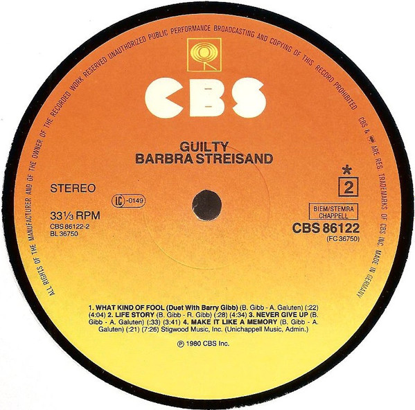 Barbra Streisand – Guilty - Image 5