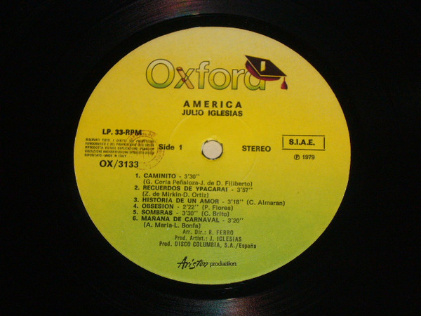 Julio Iglesias – America - Afbeelding 3
