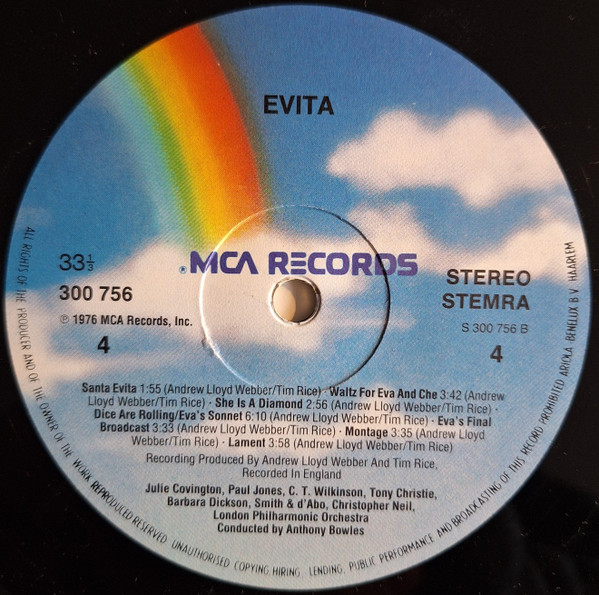 Andrew Lloyd Webber, Tim Rice – Evita - Afbeelding 7