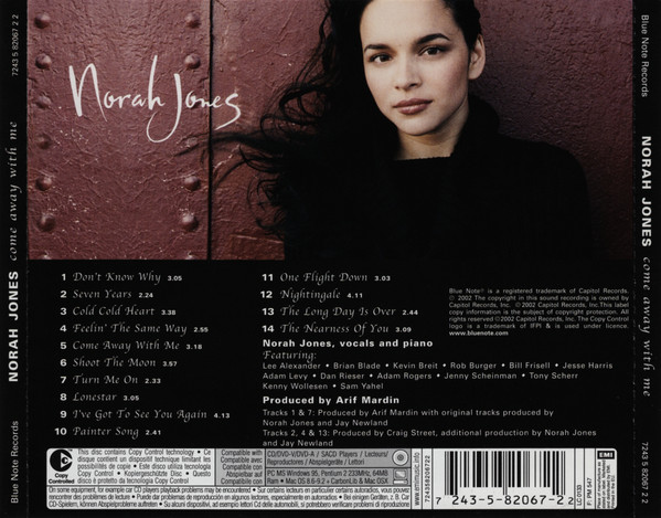 Norah Jones – Come Away With Me - Afbeelding 2