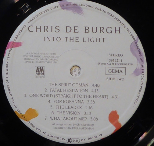 Chris de Burgh – Into The Light - Image 4