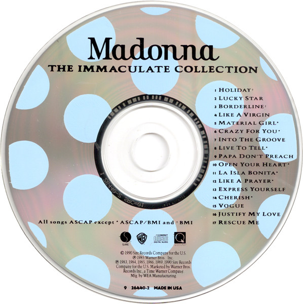 Madonna – The Immaculate Collection - Image 3