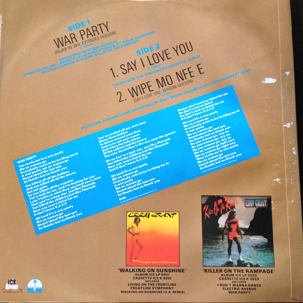 Eddy Grant – War Party - Afbeelding 2
