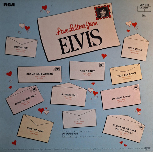 Elvis Presley – Love Letters From Elvis - Afbeelding 2