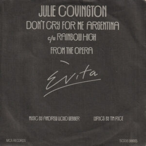 Julie Covington – Don't Cry For Me Argentina