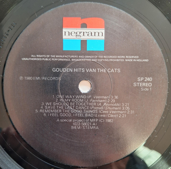 BZN, The Cats, George Baker – Gouden Hits - Afbeelding 5