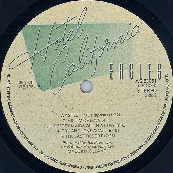 Eagles – Hotel California - Afbeelding 5