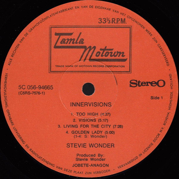 Stevie Wonder – Innervisions - Afbeelding 4