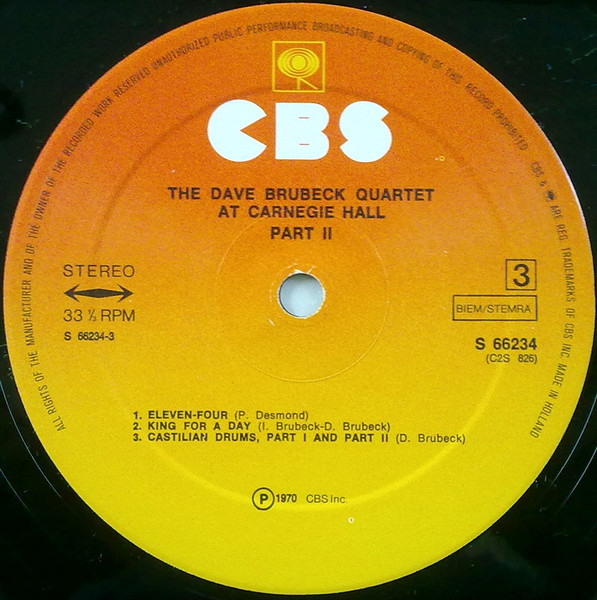 The Dave Brubeck Quartet – At Carnegie Hall - Afbeelding 6