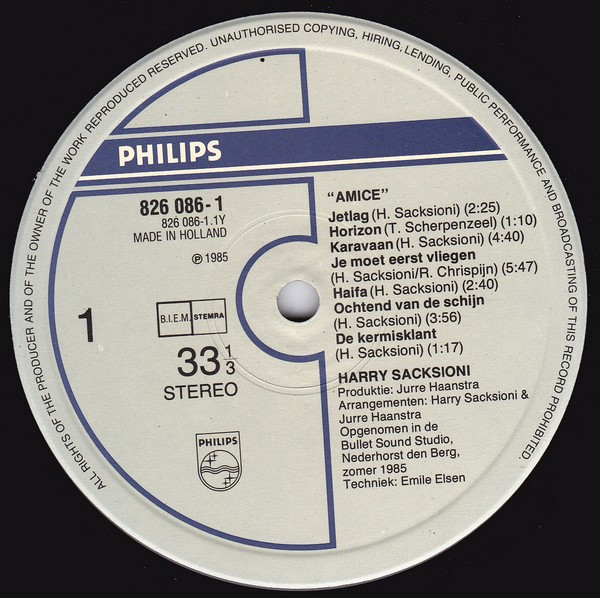 Harry Sacksioni – Amice - Image 3