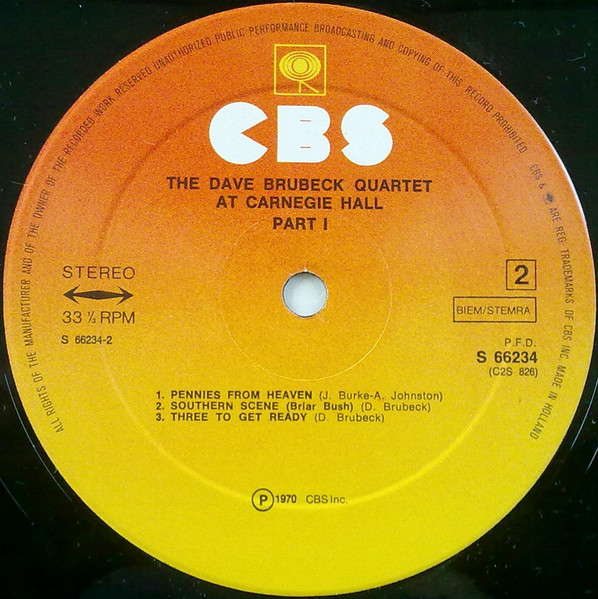 The Dave Brubeck Quartet – At Carnegie Hall - Afbeelding 5