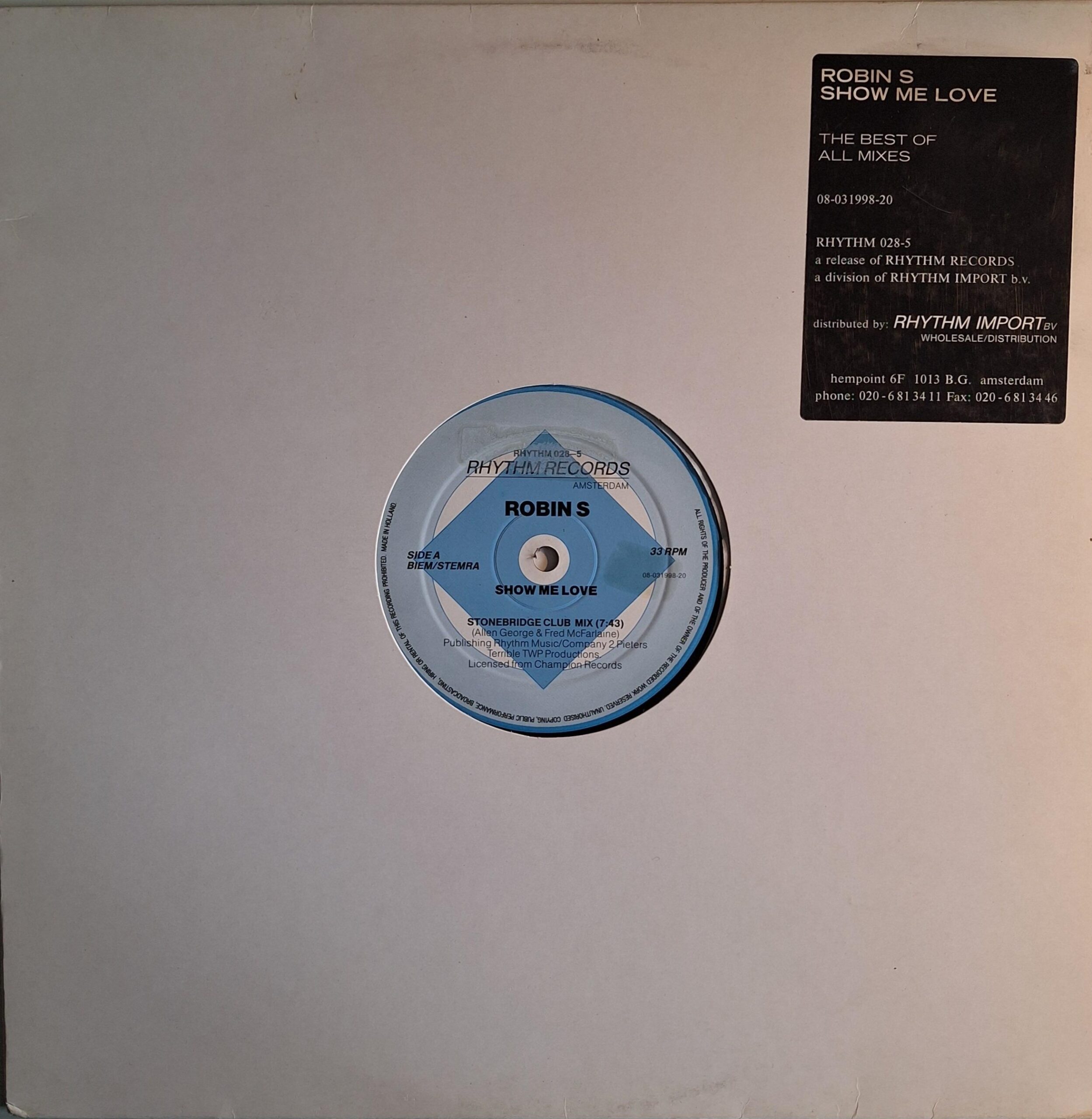 Robin S. – Show Me Love - Image 3