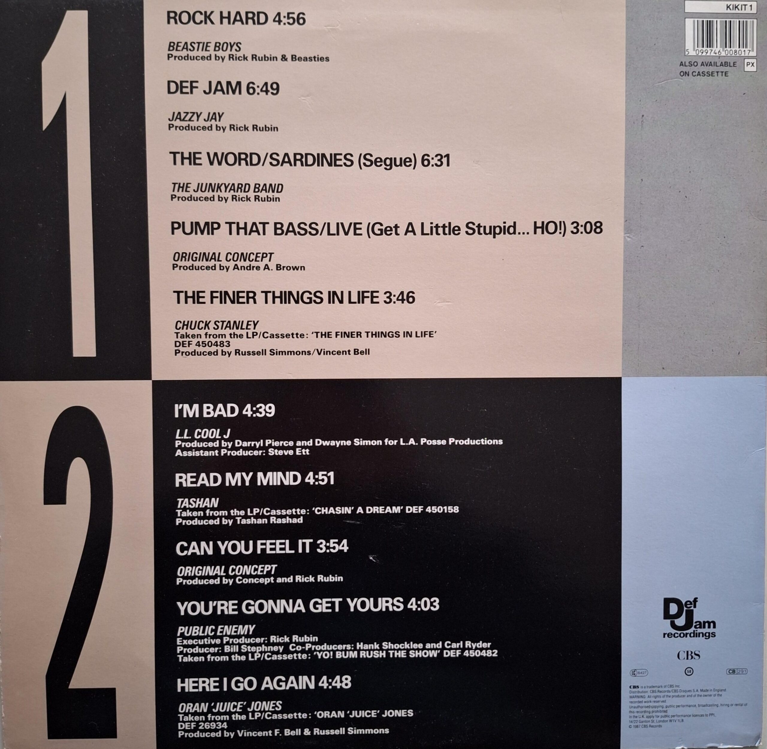 Various – Kick It! The Def Jam Sampler Volume One - Afbeelding 2